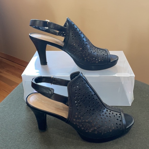 Naturalizer Shoes - Naturalizer N6 Contour Black Slingback size 9.5